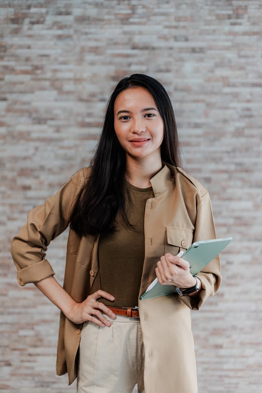 Chị Lan - Giám đốc công ty xuất nhập khẩu